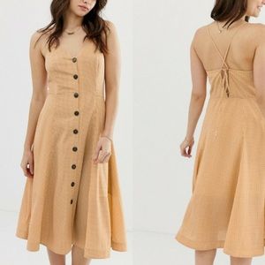 Moon River Gingham Plaid A Line Check Shirt Dress